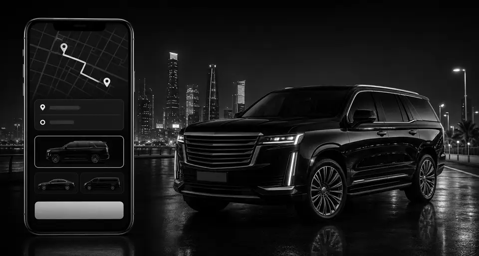 Riyadh Lux Ride luxury SUV and booking application
