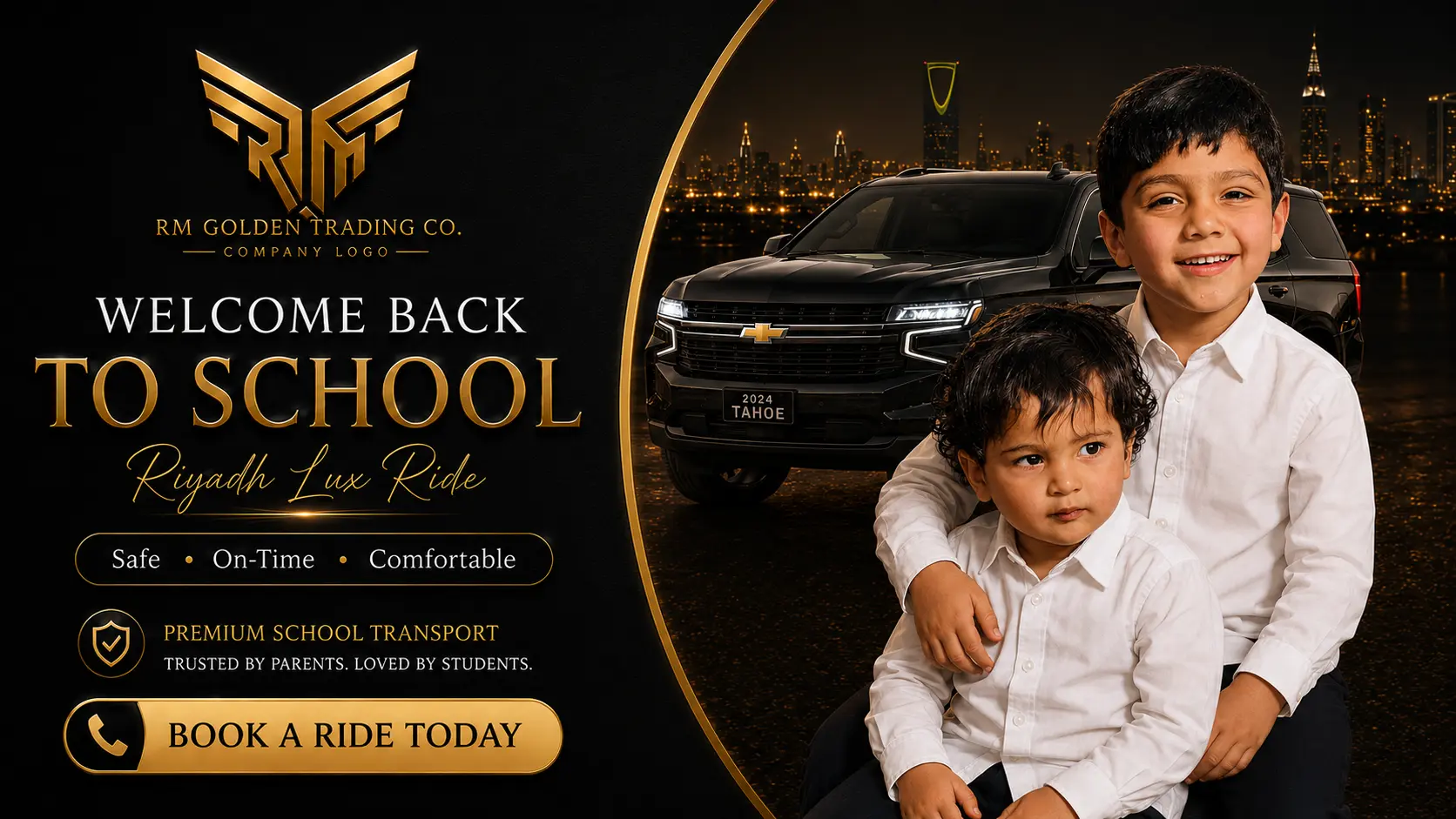 Welcome Back to School — Riyadh Lux Ride premium school transport