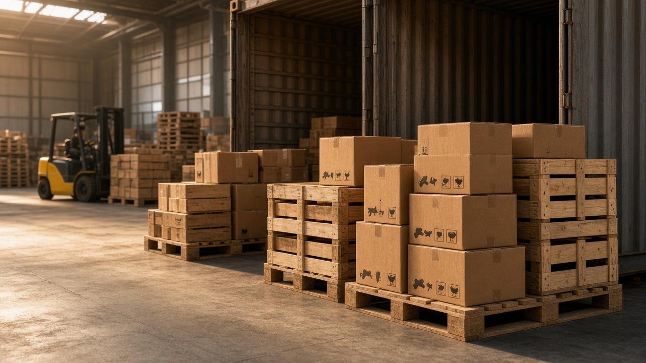 Export packing and cargo pallets