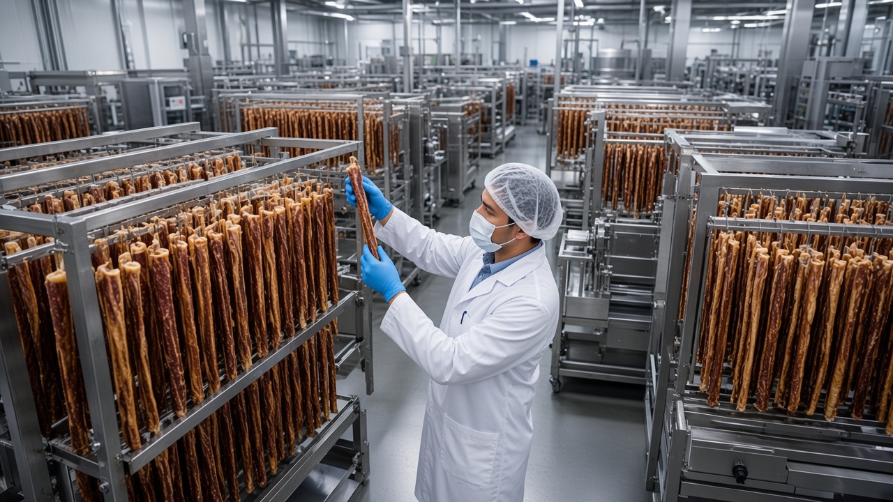 Hygienic chew processing line